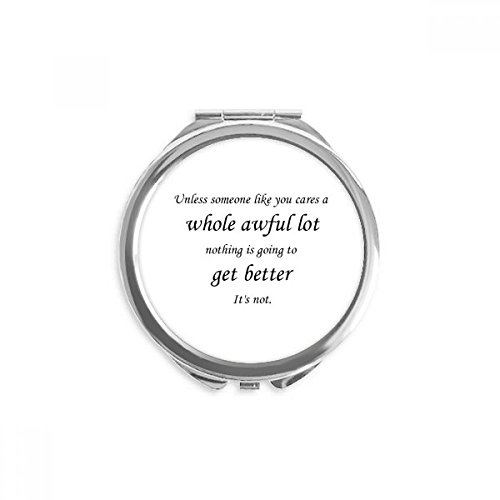 Miroir rond maquillage de poche cadeau idéal portatif et multicolore