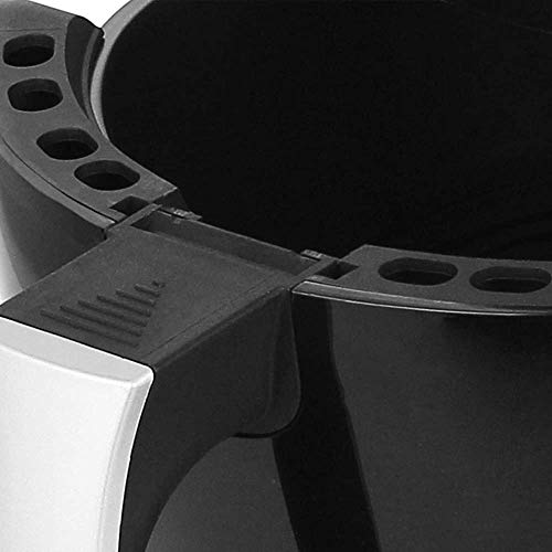 Epiq Heißluftfritteuse, Airfryer, Smart Fryer, Frittieren ohne Öl, 3,6 Liter Volumen, 1400 Watt, schwarz, Heissluft-Fritteuse, 80000530 – Bild 4