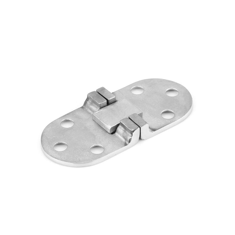 Aramox Flush Marine Hinge Marine Türscharnier, 2 Stück Boot Edelstahl Scharniere Stempelschrank für Marine Kabinentür 66 * 30mm