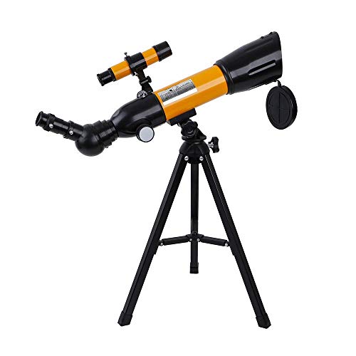 Telescopio astronómico refractor para niños con trípode portátil miniatura 1