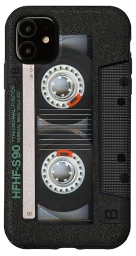Installazione facile Vintage Cassette Tape Deck Classic Retro Old Custodia per iPhone 11