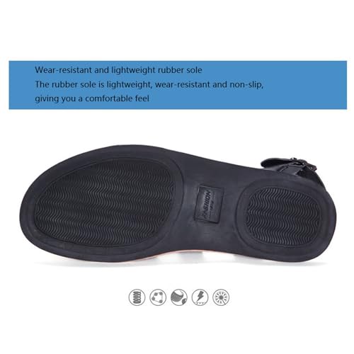 Comfy Toe Corrector Slippers, Mens Breathable Orthopedic Cross Straps Bunion Sandals with Adjustable Metal Buckle Strap, Non Slip Flip Flops Beach Slide, for Pain Relief Hallux Valgus4