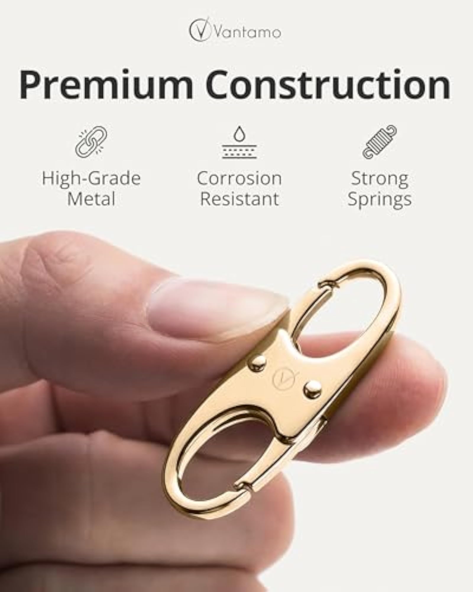Dual-Lock Clips 4-Pack for Bags, Premium Zipper Security