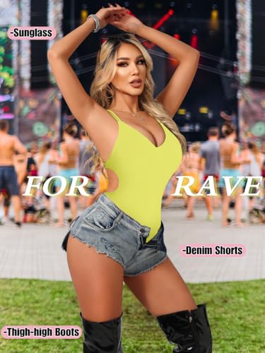 Image of ShawGobow Sexy Swimsuit for Women,Backless Scrunch Butt High Cut Monokini,One Piece Cheeky Bathing Suit Beach Pool Party