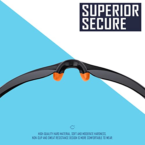Image of SAUCER Replacement Nose Pieces Pads & Earsocks Temple Sleeve Rubber Kit for Oakley Half Jacket | Half Jacket XLJ Sunglass