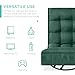 Best Choice Products Reclining Folding Floor Gaming Chair for Home, Office, Lounging, Reading w/ 360-Degree Swivel, 4 Adjustable Positions, Tufted Cushions - Green