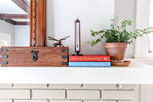 Bjerg Instruments Bronze Tube Indoor Desktop Thermometer #TOP4