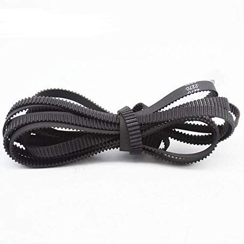 Lysee 3D Printer Parts & Accessories - 200pcs/lot GT2 Closed Loop Timing Belt Rubber 2GT 6mm 3D Printers Parts 110 112 158 200 280 300 400 610 852mm Synchronous Belts - (Size: 752mm)