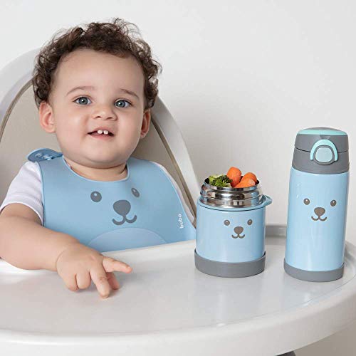 BUBA Garrafa Termica Parede Dupla 400 Ml Gumy - Azul, Azul, Tamanho único, Hora da Papinha 6 41syMtjsNrL