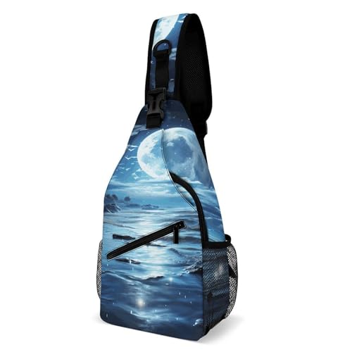 Mochila casual tipo bandolera para viaje y senderismo miniatura 1