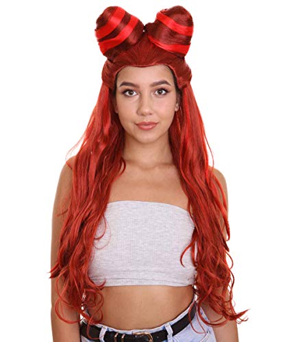 Halloween Party Online Poison Ivy Wig, Brown Adult HW-1662A