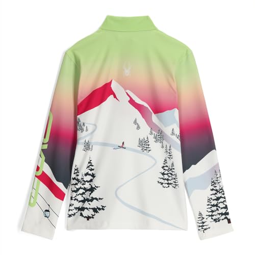 Spyder Girls Sunset 1/2 Zip Long Sleeve T-Neck2