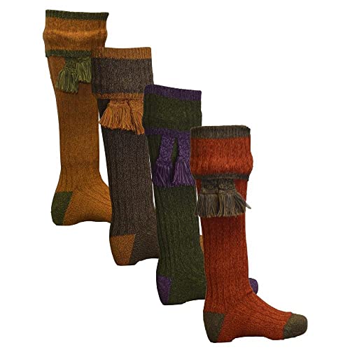 Walker and Hawkes Men’s Merino Wool Kyle Shooting Socks w/Garter Ties3