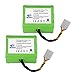 melasta 2pcs Batteria agli nimh a lunga durata 7.2v 3600mAh compatible with Neato XV Serie XV-21 XV-11 XV-12 XV-14 XV-15 XV-25 XV Aspirapolvere Essential Signature Pro