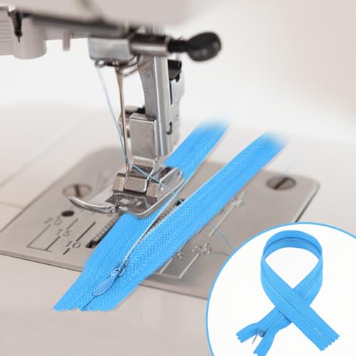 Teaaha 24PCS Zips for Sewing 12 Inches Nylon Replacement Zippers, Small Mixed Color Zippers for Bags Garments - Image 3