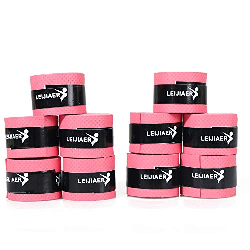 Andoer 10 pçs/lote Raquete de tênis PU Overgrip Anti-derrapante Suor Absorvido Soft Wrap Torneiras R