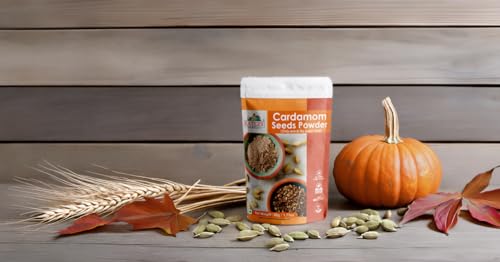 Image of Eatery Harvest by Saipro Cardamom Seed Powder(Without outer husk) 50 g, Elaichi powder, Festive ready, Finely Ground, Organic, Non-GMO, Gluten Free, Vegan, Fragrant, Authentic Taste, Aromatic Flavour For Sweets Bevarages & Savoury dishes