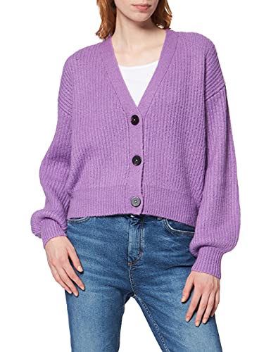 Scotch & Soda Fuzzy Boxy Fit Cardigan, Dahlia 0506, M Femme Cover