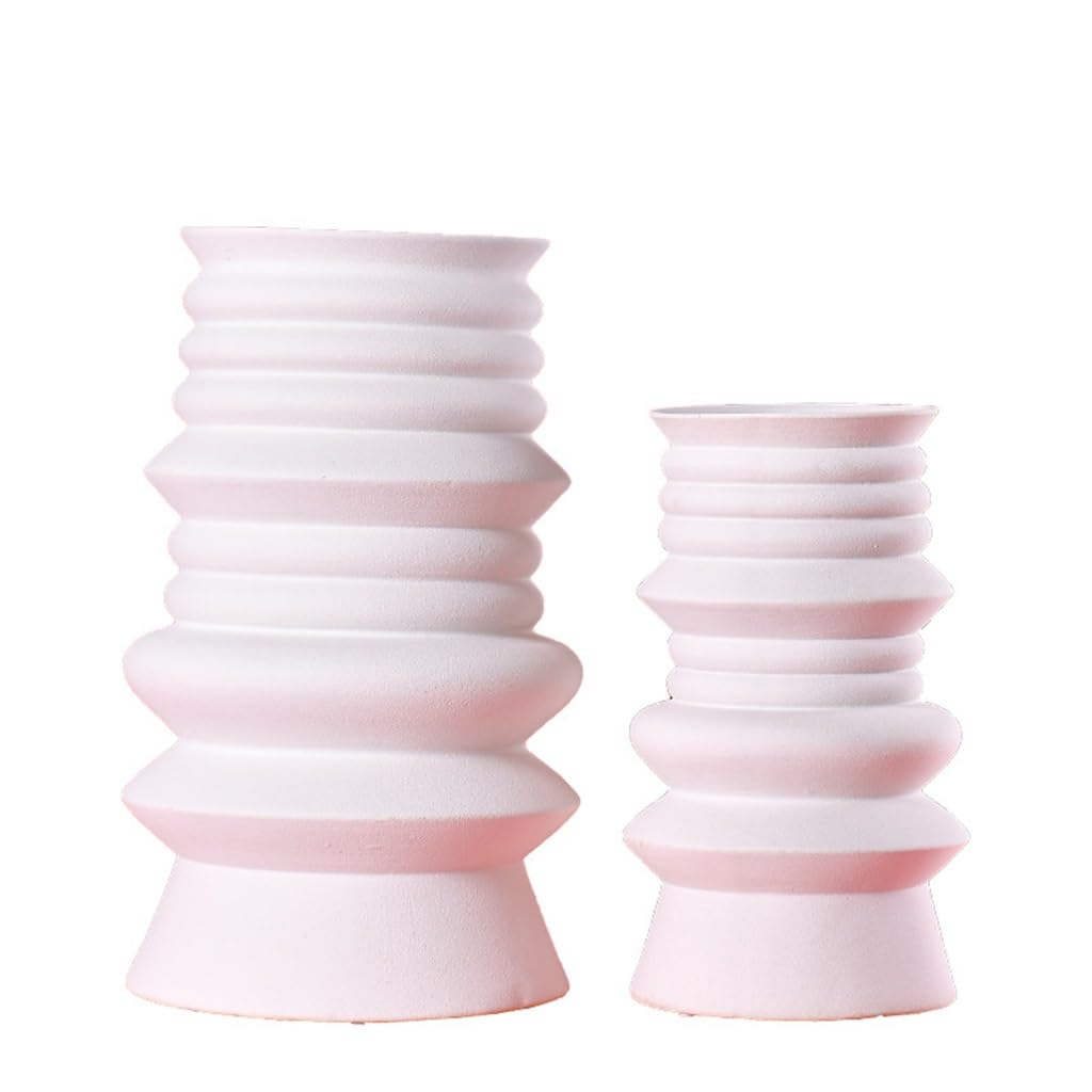 Vase en céramique blanche pour bouquet sec : résolvez le manque de style du salon