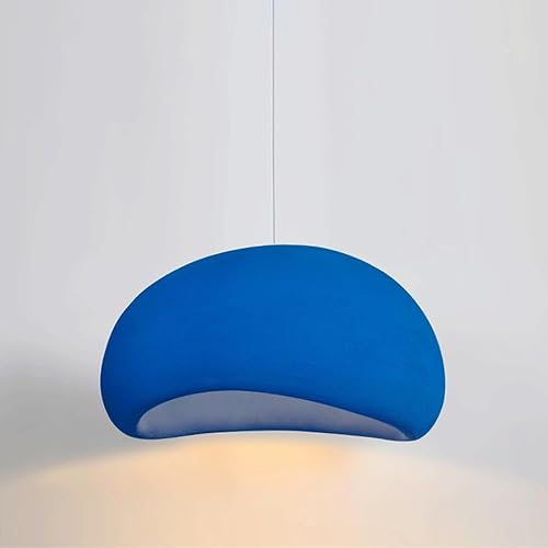 Miniatura 7 de 11.8in Large Pendant Lights, Japanese Wabi-Sabi Polystyrene Shade Hanging Pendant Lamp, Adjustable Cord E27/E26 Sockets Resin Chandelier for Kitchen