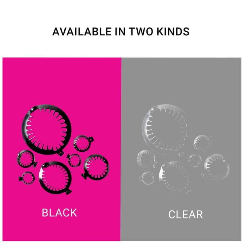 Miniatura 7 de PuffCuff  Mini pinzas para el cabello de 2.5 pulgadas  Para todo cabello natural grueso, rizado, rizado, texturizado, mechones o trenzado