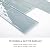 Adedeo Glass Subway Tiles, 3 x 6 Inch, Gray Glass Tiles for Backsplash, Bathroom Shower Wall, Pack of 32 Pieces