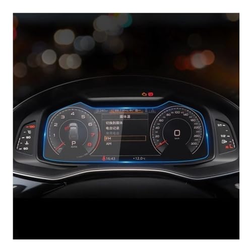 Verre trempé navigation voiture Q7 Q8 anti-traces de doigts écran