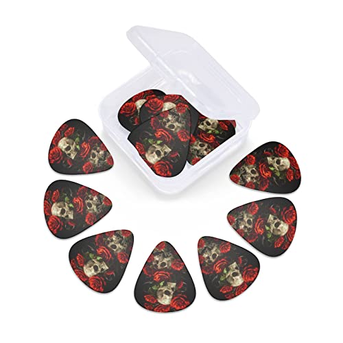 Médiators Guitare 12-Pack Crâne Et Roses Médiators Guitare Électrique Guitare Acoustique Diverses Guitares - Les Beatles, Paul McCartney, John Lennon, RIngo Starr, George Harrison Médiators Guitare 12-Pack Crâne Et Roses Médiators Guitare Électrique Guitare Acoustique Diverses Guitares – Image 6