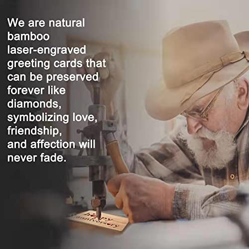 Della Stella Mothers Day Cards,Deep Love Of Mom Pattern Design,Handmade Bamboo Greeting Cards,Wooden Thankyou Card,Wooden Birthday Card For Mom,Mum Birthday Gift #TOP6