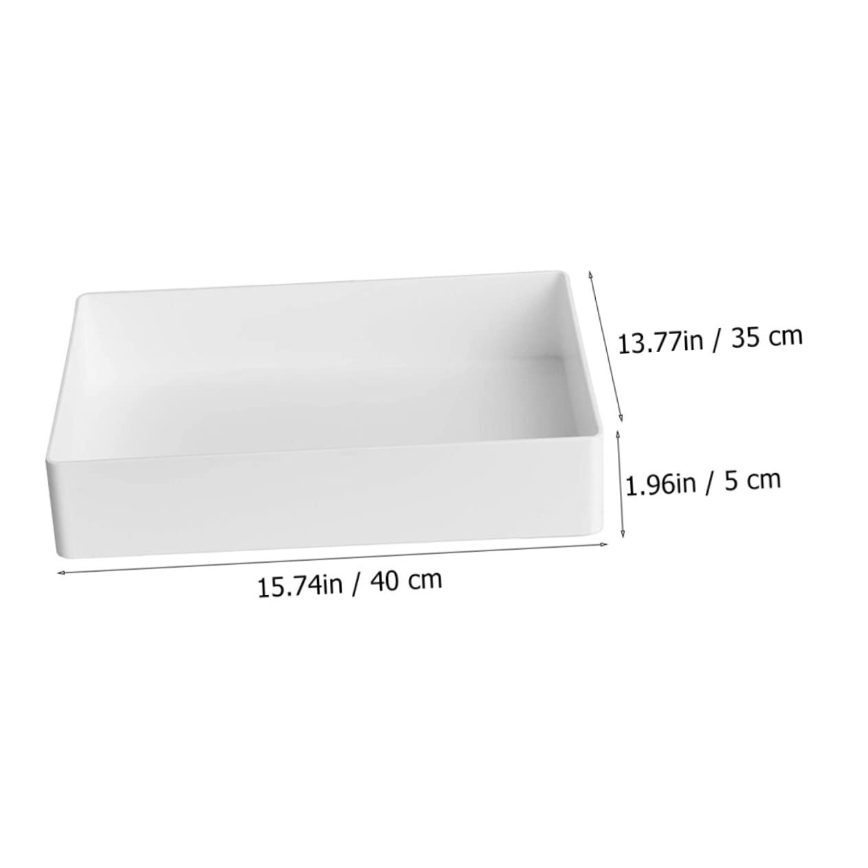 1pezzi Vassoio Organizzatore Bianco Polipropilene Vassoio Multi-funzionale Per Laboratorio Resistente Agli Agenti Chimici e Accessori Per Laboratorio Soluzione Pratica Per