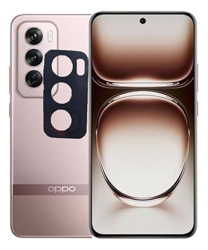 Image of ZARALA Glass Camera Lens Protector For Oppo Reno 12 /Oppo Reno 12 Pro 5G [9H Hardness] [6D Lens Protector ] [Easy Installation] Black