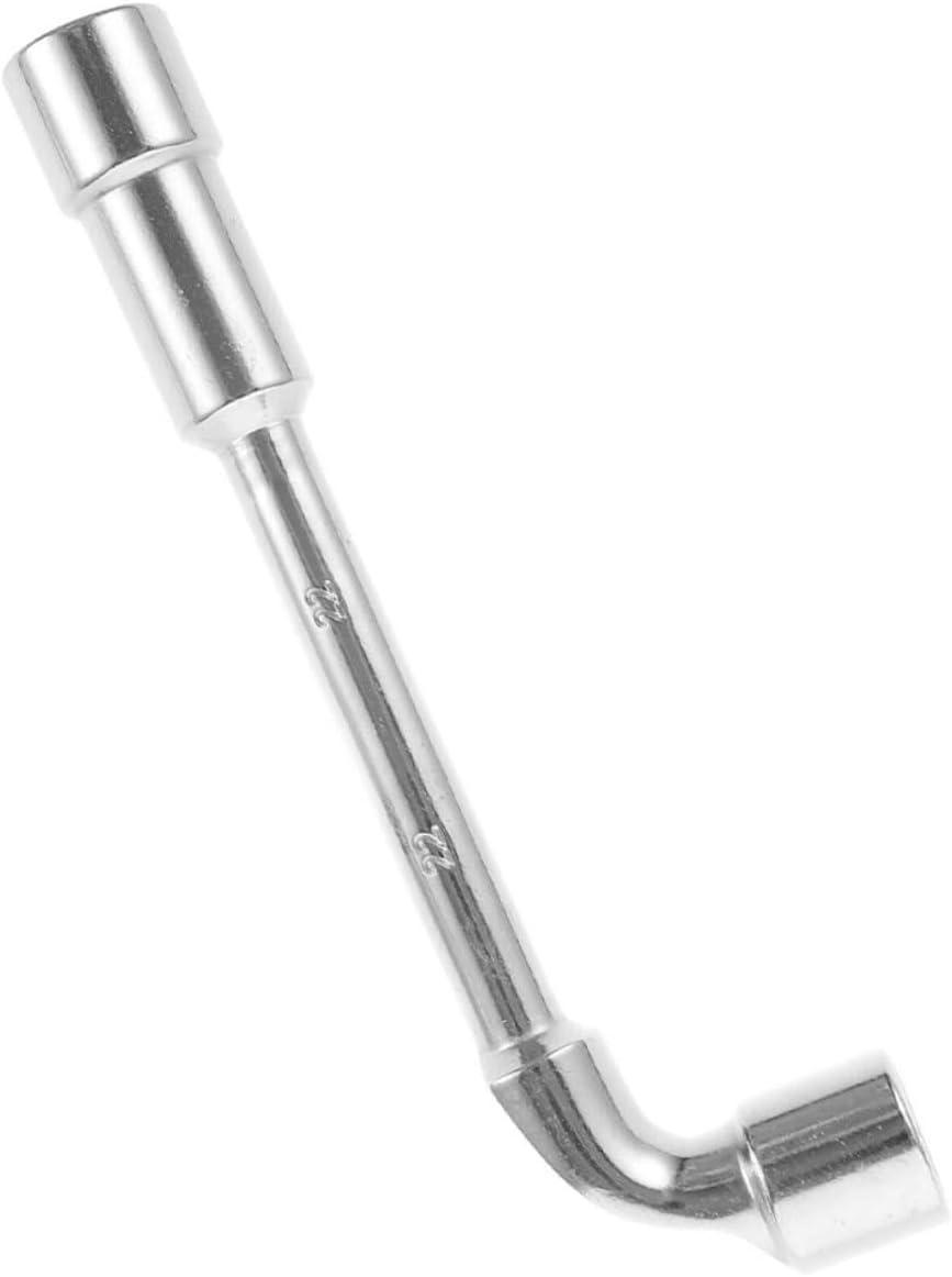 UKCOCO L-shaped Socket Wrench 21mm Double-ended Tire Changer Tool Car Repair Socket Spanner for Automotive and Motorcycle Maintenance