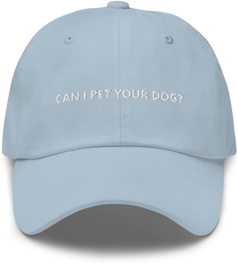 Can I Pet Your Dog Hat (Embroidered Dad Cap) Baseball Cap