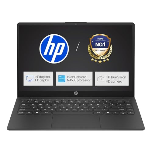 HP 14s Intel Celeron Dual Core N4500 Laptop (8GB/512GB SSD/Win 11) 14.0