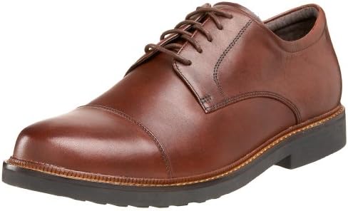 Apex Men's LT610 Cap Toe Oxford, Brown, 12.5 XW US