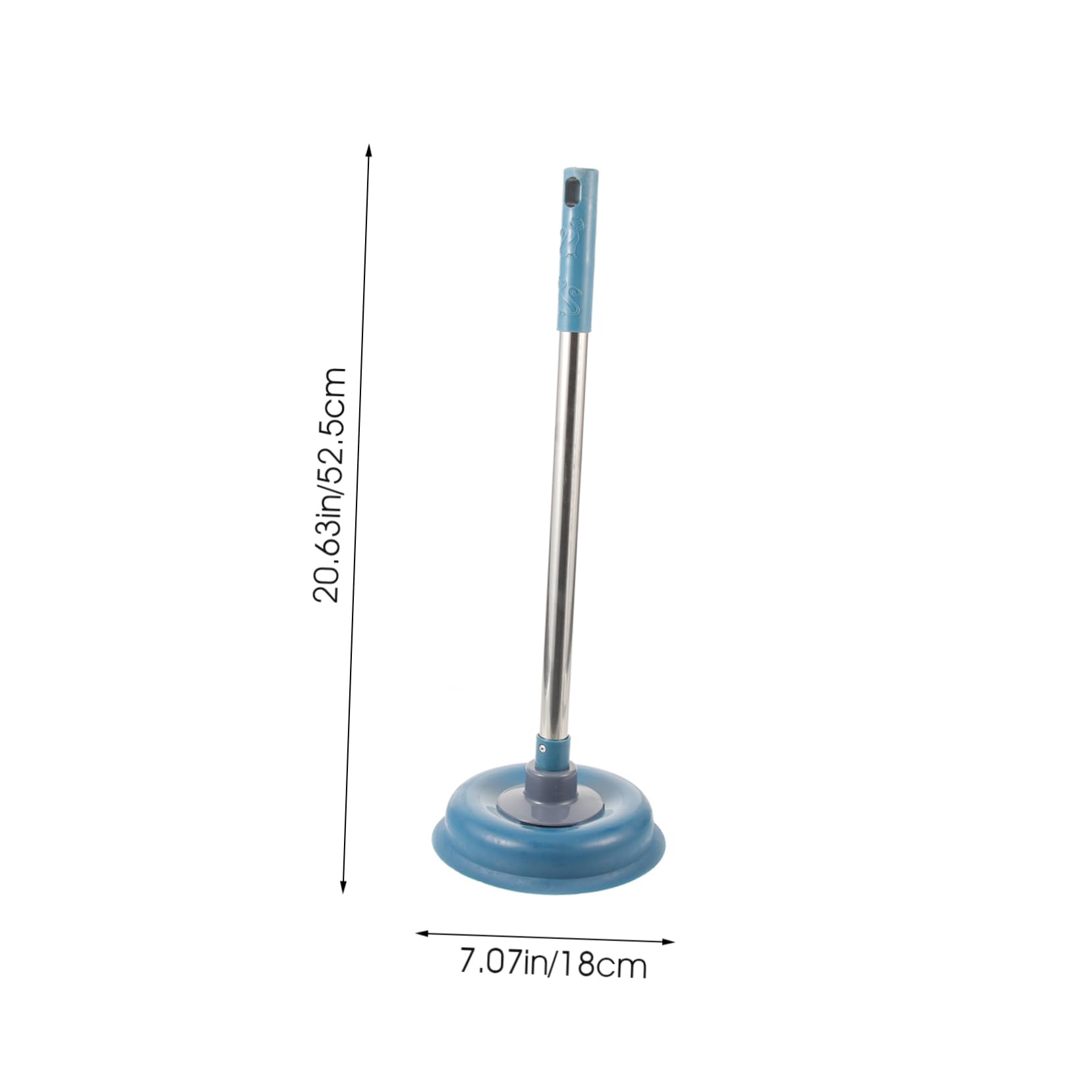 VILLCASE 3pcs Handheld Bathroom Plunger Tool Durable Toilet Cleaning Plunger with Long Handle for Unclogging Heavy Duty Design for Efficient Use for Home and Commercial Sinks