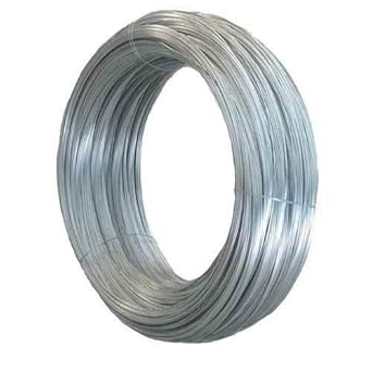 E cox GI Binding Wire for Pandal, Gardening, Fencing, Home DIY, Construction use Galvanized 6 Gauge GI Wires-21mtr of 5.00mm Thickness 40GSM ZINC COATING