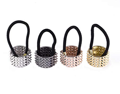 Fodattm Set of 4 Fashion Zinc Alloy Ponytail Cuff Elastic Hair Tie Ponytail Holder Punk Gothic Hair Cuff Hair Band Hair Clips Hair Rope for Women Fodattm Set of 4 Fashion Zinc Alloy Ponytail Cuff Elastic Hair Tie Ponytail Holder Punk Gothic Hair Cuff Hair Band Hair Clips Hair Rope for Women