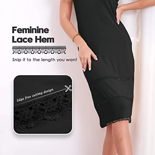 Image of MANCYFIT Strapless Slips for Under Dresses Women Full Slip with Invisible Straps