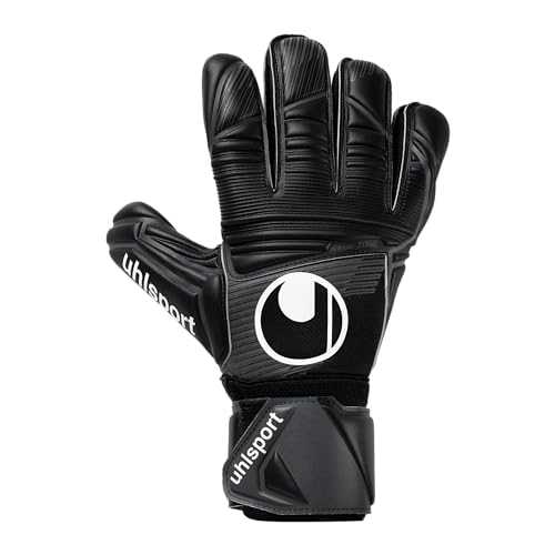 uhlsport - Comfort Absolutgrip, Guantes de Portero Niños y Adultos, Negro, 7 -