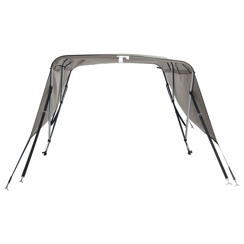 Toit bimini à 3 arceaux parois latérales 183x(170 182)x137 cm