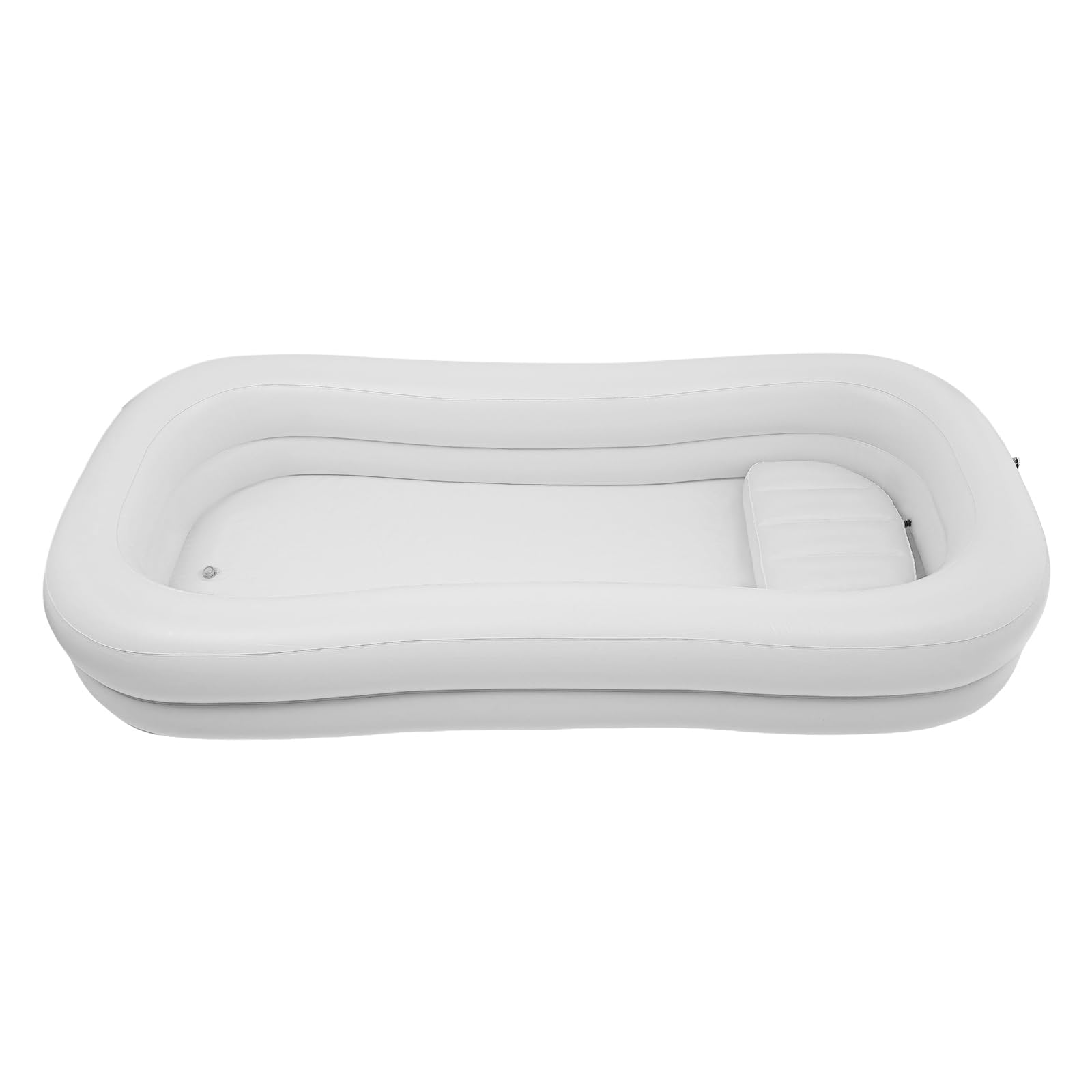 Vasca da bagno gonfiabile da 220 x 100 x 38 cm, portatile, pieghevole, per