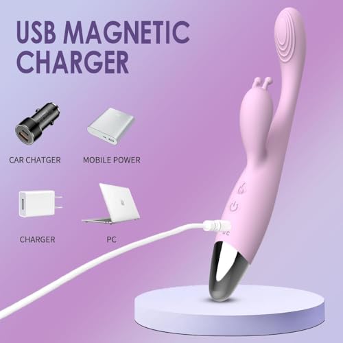 Image of Body Electric Massager for Pain Relief, Personal Body Massager, Stress Relaxation Waterproof, Flexible, Medical Grade Silicone, 30 Speeds