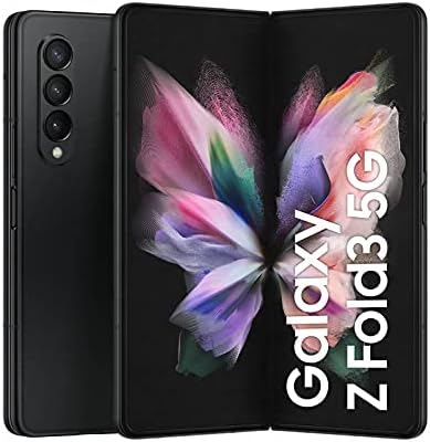 Samsung Galaxy Z Fold3 5G Dual SIM and eSIM Smartphone 256GB Storage and 12GB RAM, Phantom Black (UAE Version)