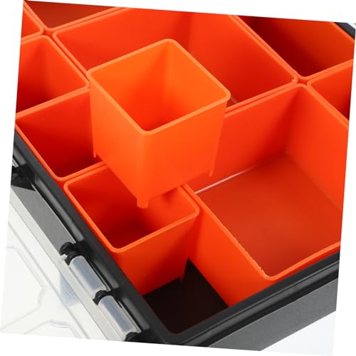 Rangement vis boulons écrous compartiments plastique transparent - 3