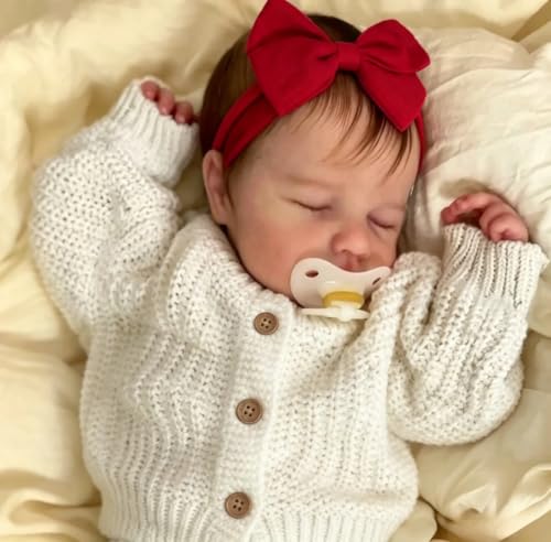 Muñeca reborn realista 20 pulgadas para niñas 3+ años miniatura 1