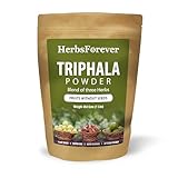 Herbsforever Triphala Churna Powder Traditional Ayurvedic Formulation Supports Detoxification and Rejuvenation Non GMO, Vegan 454 GMS