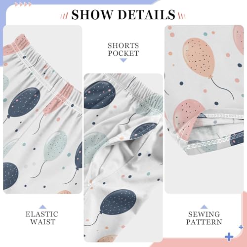 Pajama Pants Polka Dots Balloons PJ Bottoms Sleepwear Lounge Sleep Pant with Pockets4