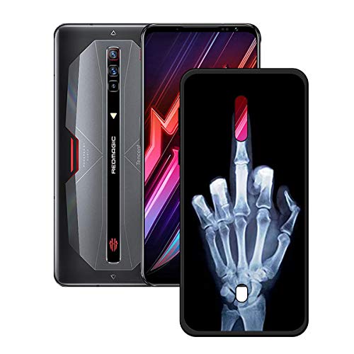 LMLQSZ Funda para Nubia Red Magic 6S Pro, Suave Silicona TPU Delgado Flexible Shell Cover Caso Bumper Anti-Golpes Carcasa Protectora Case para Nubia Red Magic 6S Pro (6,8') - OP4