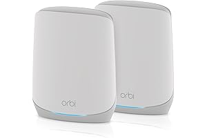 NETGEAR Orbi Whole Home Tri-Band Mesh WiFi 6 System (RBK762S)